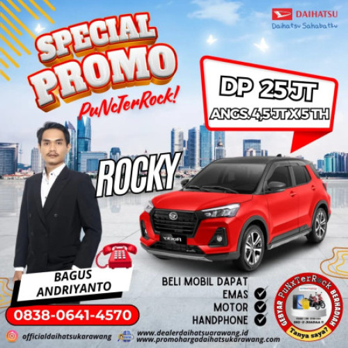 Kredit Special Promo PuNcTerRock! DAIHATSU ROCKY  DP 25JT